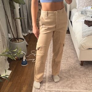 Aritzia Women's Tan Trousers